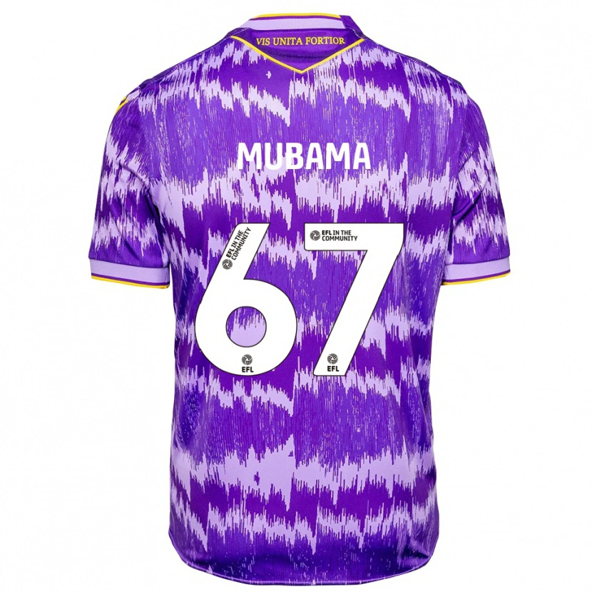 Danxen Damen Divin Mubama #67 Lila Gelb Auswärtstrikot Trikot 2025/26 T-Shirt Österreich