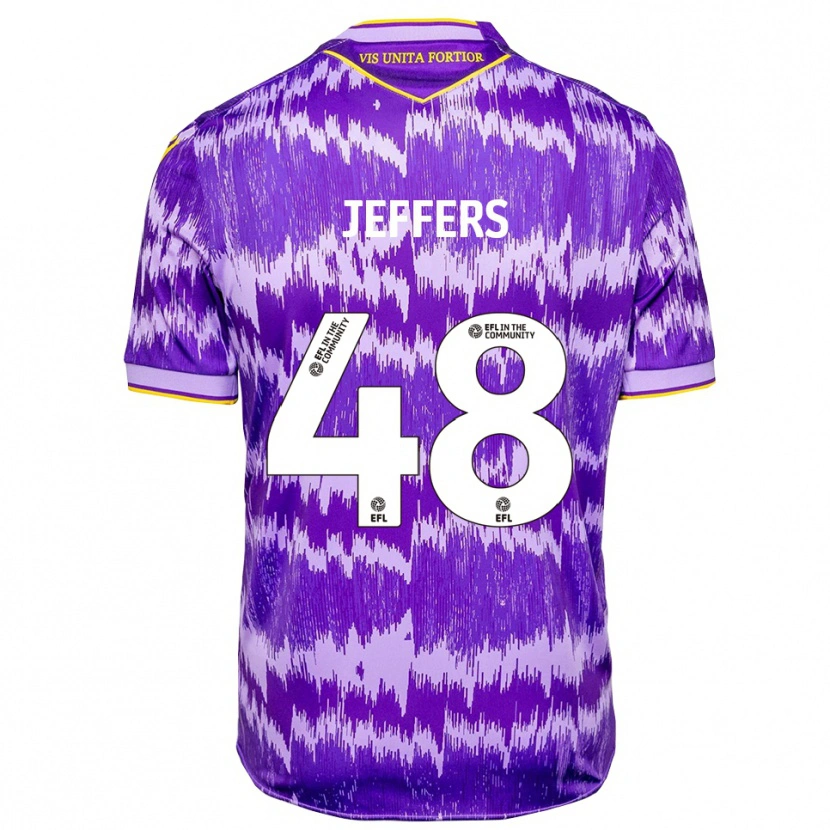 Danxen Damen Keke Jeffers #48 Lila Gelb Auswärtstrikot Trikot 2025/26 T-Shirt Österreich