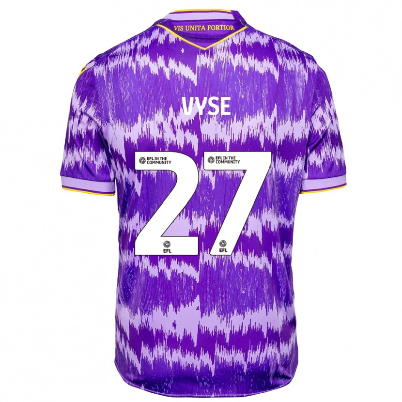 Danxen Damen Ryah Vyse #27 Lila Gelb Auswärtstrikot Trikot 2025/26 T-Shirt Österreich