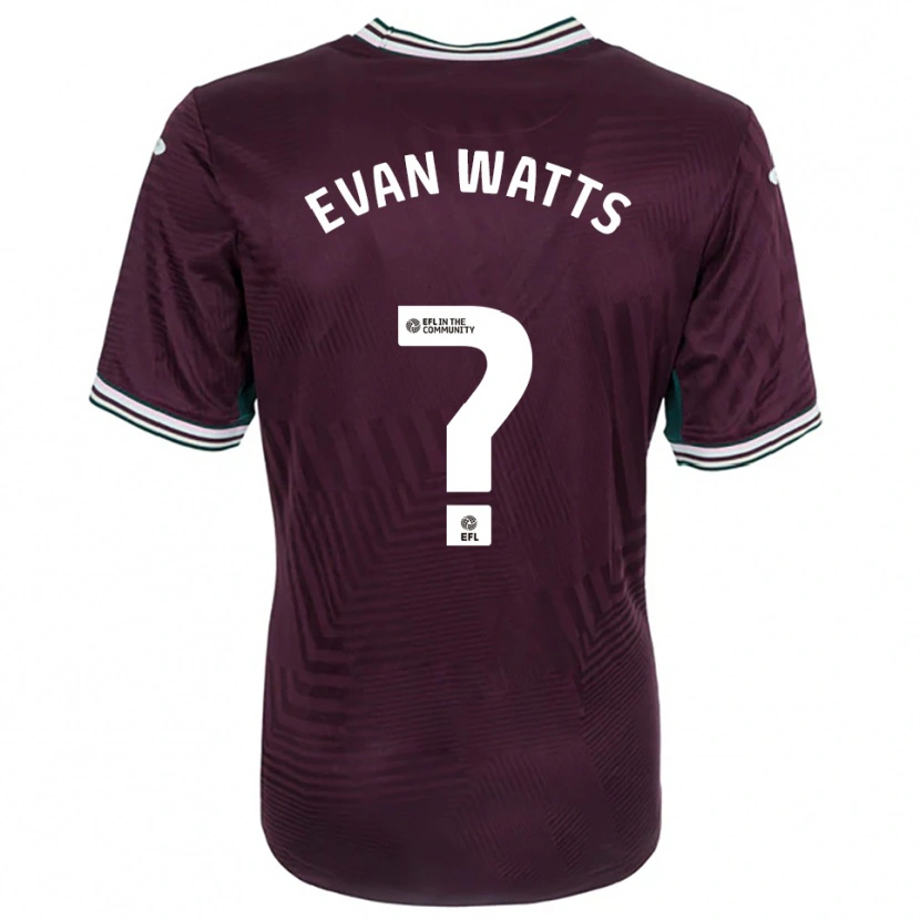 Danxen Damen Evan Watts #0 Rostrot Weiß Auswärtstrikot Trikot 2025/26 T-Shirt Österreich