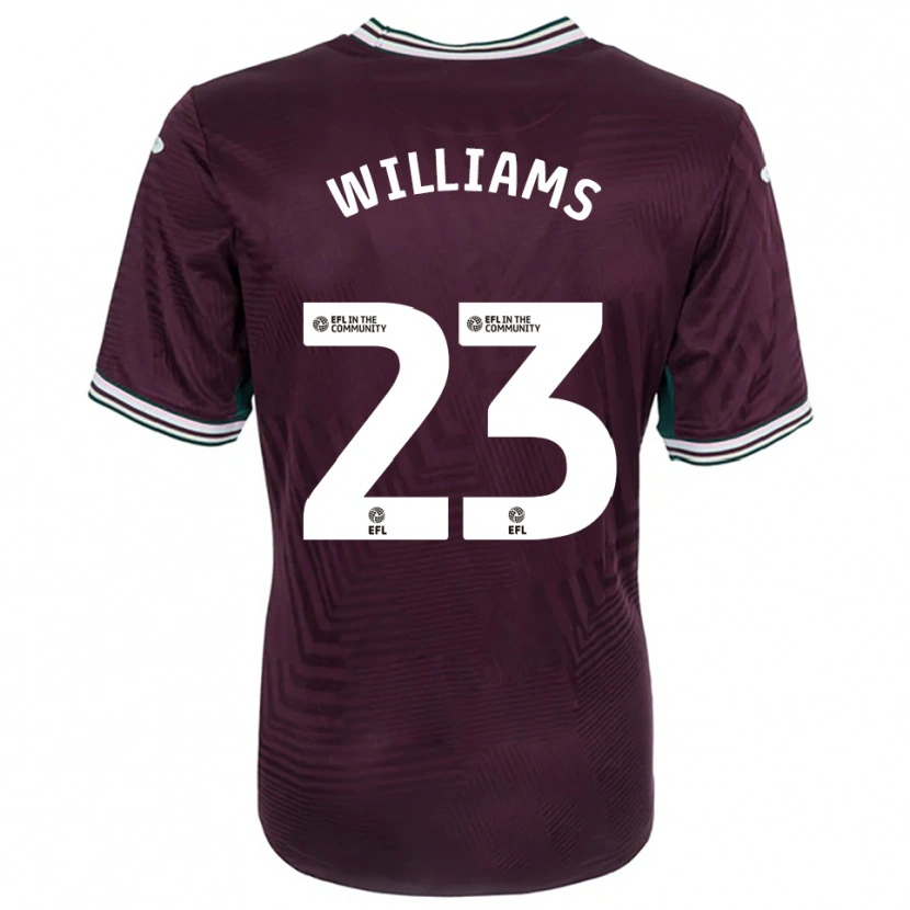 Danxen Damen Jessica Williams #23 Rostrot Weiß Auswärtstrikot Trikot 2025/26 T-Shirt Österreich