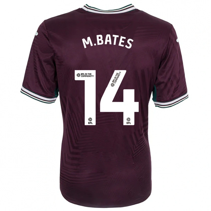 Danxen Damen Mitchell Bates #14 Rostrot Weiß Auswärtstrikot Trikot 2025/26 T-Shirt Österreich