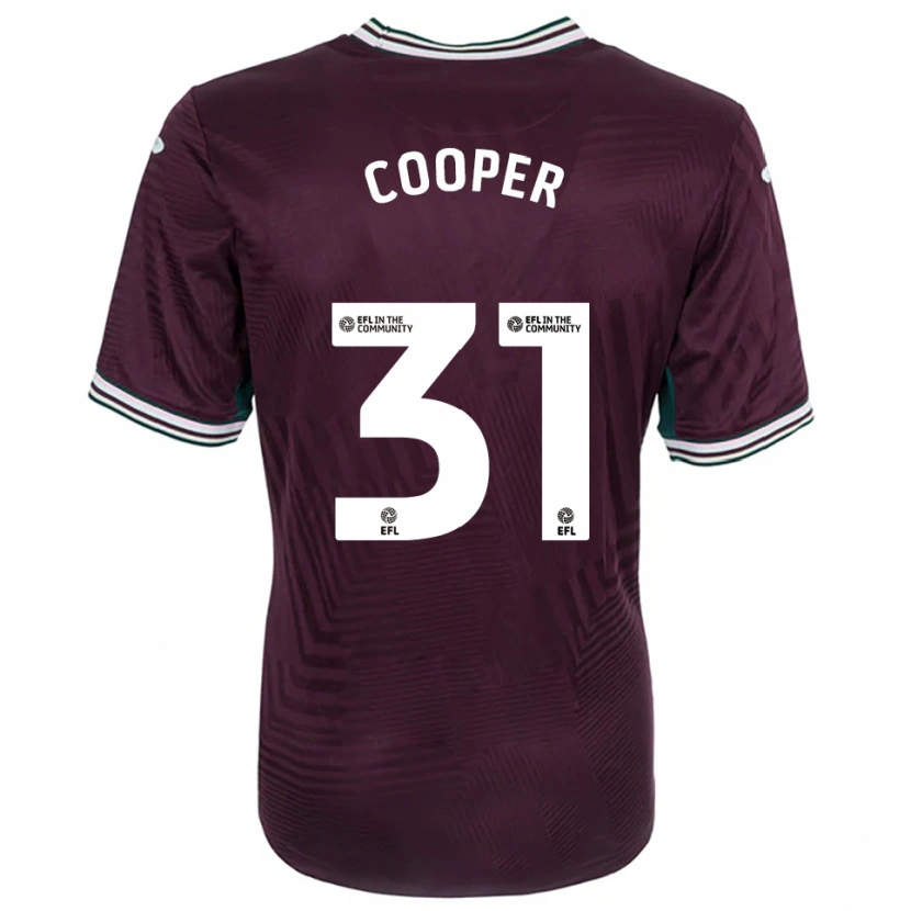 Danxen Damen Oliver Cooper #31 Rostrot Weiß Auswärtstrikot Trikot 2025/26 T-Shirt Österreich