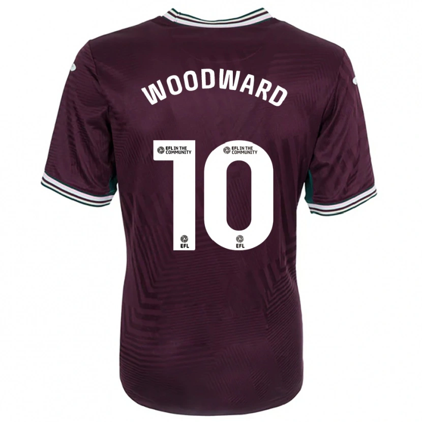 Danxen Damen Thomas Woodward #10 Rostrot Weiß Auswärtstrikot Trikot 2025/26 T-Shirt Österreich