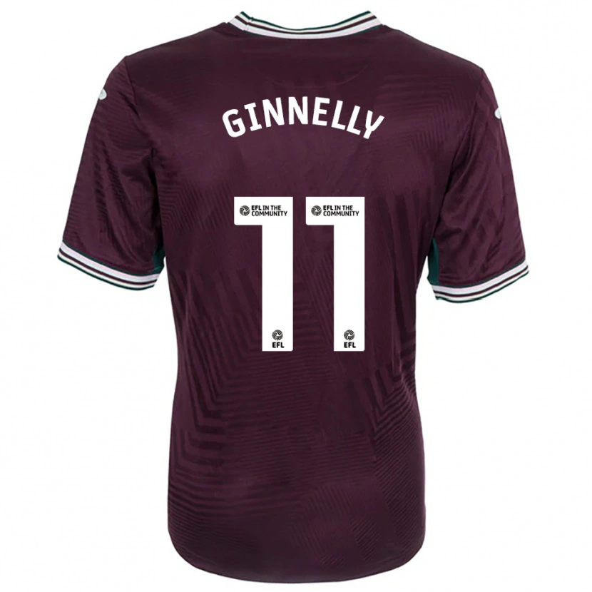 Danxen Damen Josh Ginnelly #11 Rostrot Weiß Auswärtstrikot Trikot 2025/26 T-Shirt Österreich