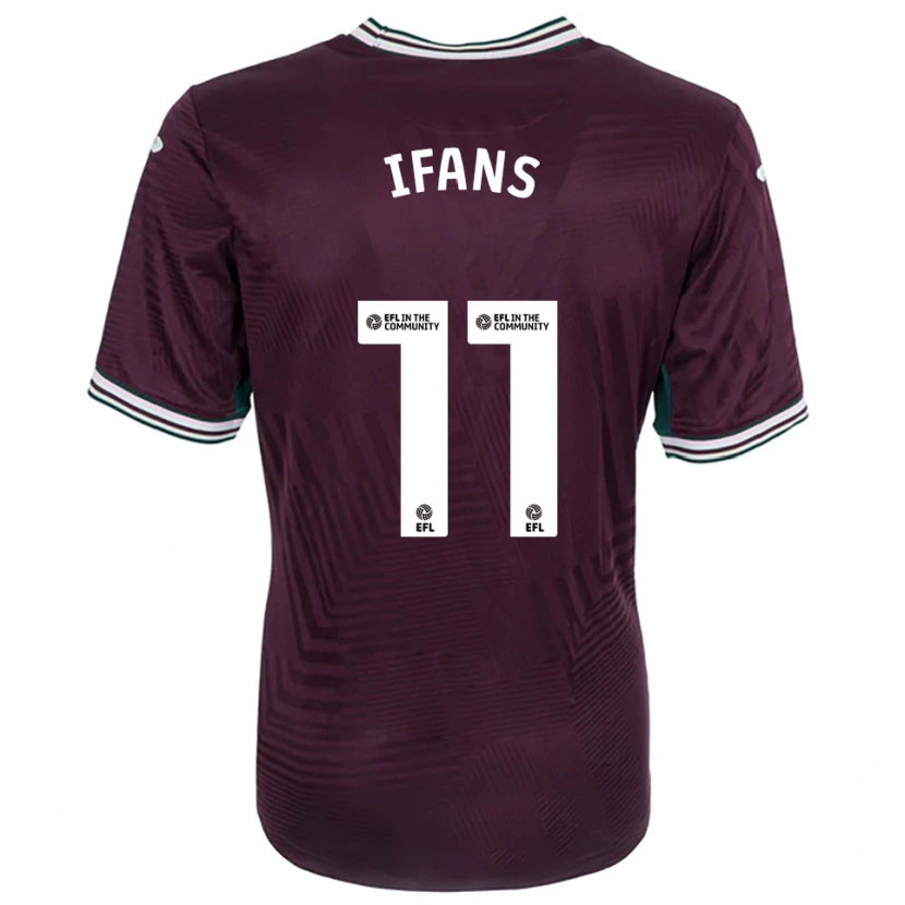 Danxen Damen Caio Ifans #11 Rostrot Weiß Auswärtstrikot Trikot 2025/26 T-Shirt Österreich
