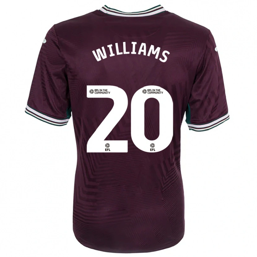 Danxen Damen Caitlin Williams #20 Rostrot Weiß Auswärtstrikot Trikot 2025/26 T-Shirt Österreich