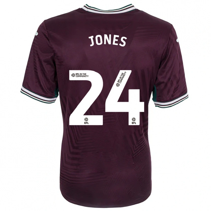 Danxen Damen Nia Jones #24 Rostrot Weiß Auswärtstrikot Trikot 2025/26 T-Shirt Österreich