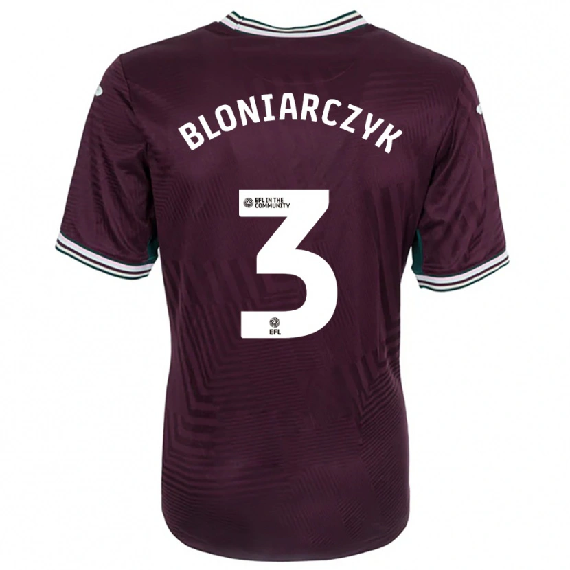 Danxen Damen Kaven Bloniarczyk #3 Rostrot Weiß Auswärtstrikot Trikot 2025/26 T-Shirt Österreich