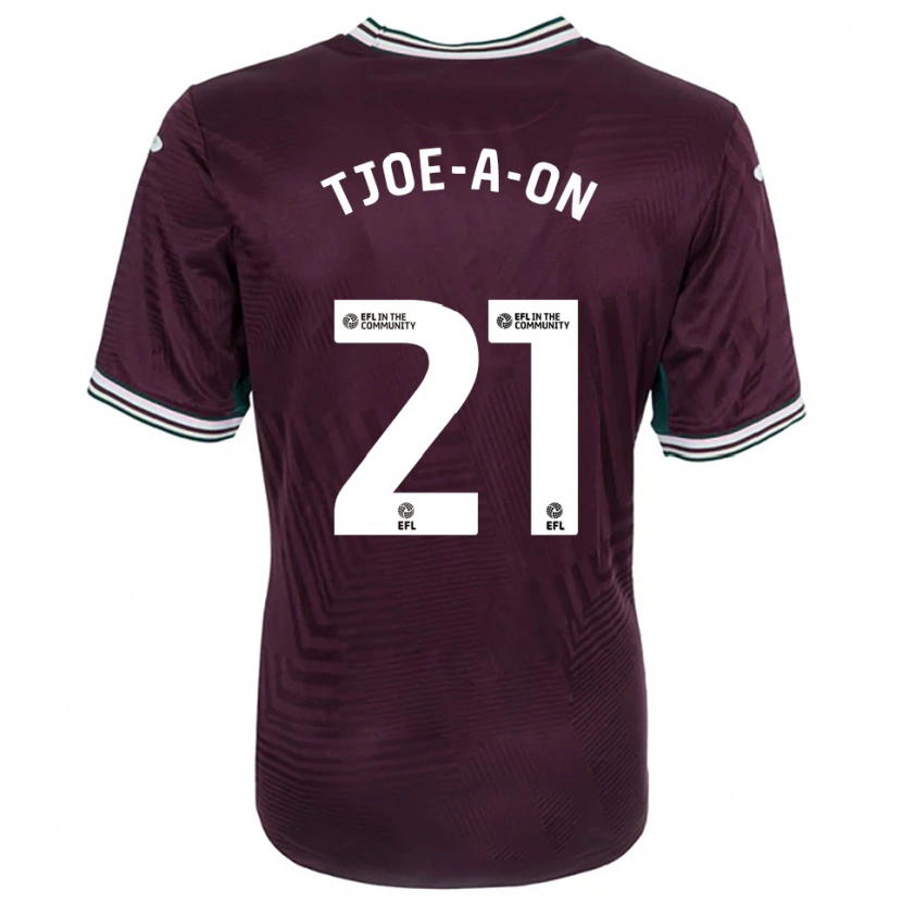 Danxen Damen Nathan Tjoe-A-On #21 Rostrot Weiß Auswärtstrikot Trikot 2025/26 T-Shirt Österreich