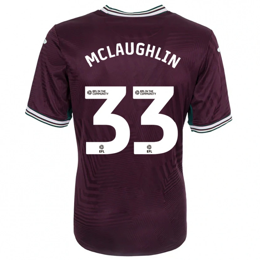 Danxen Damen Jon Mclaughlin #33 Rostrot Weiß Auswärtstrikot Trikot 2025/26 T-Shirt Österreich
