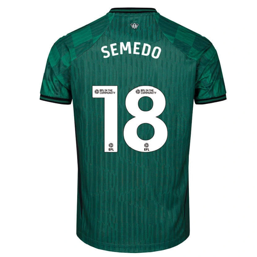 Danxen Damen Vivaldo Semedo #18 Grün Schwarz Auswärtstrikot Trikot 2025/26 T-Shirt Österreich