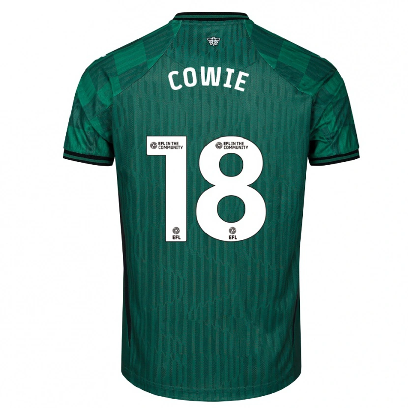 Danxen Damen Tony Cowie #18 Grün Schwarz Auswärtstrikot Trikot 2025/26 T-Shirt Österreich