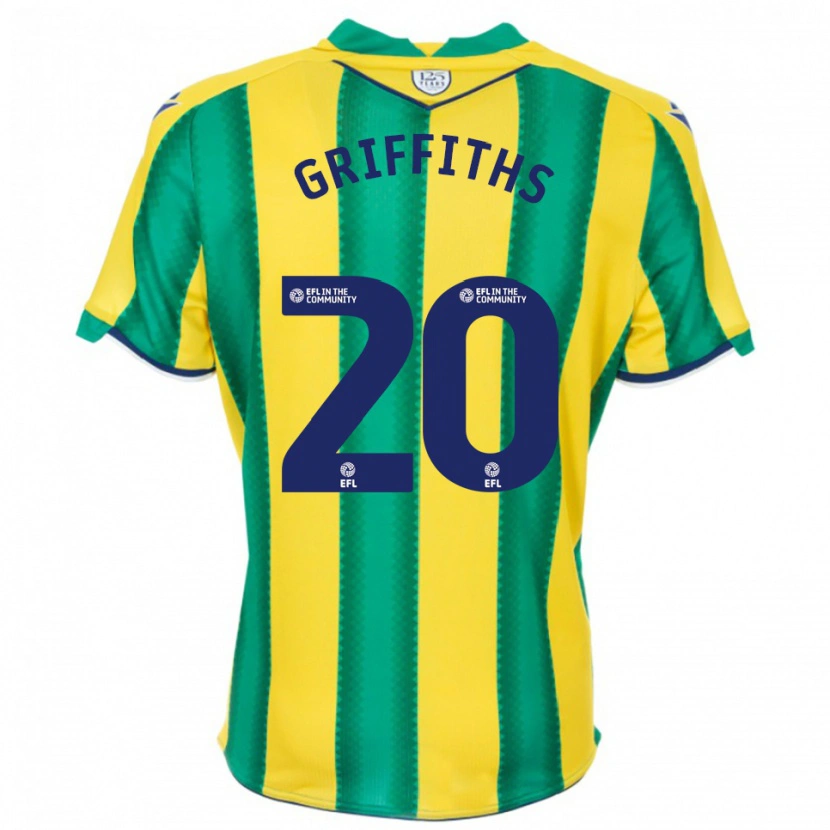 Danxen Damen Josh Griffiths #20 Gelb Grün Auswärtstrikot Trikot 2025/26 T-Shirt Österreich