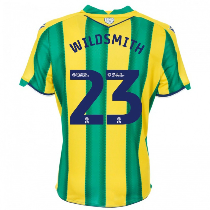 Danxen Damen Joe Wildsmith #23 Gelb Grün Auswärtstrikot Trikot 2025/26 T-Shirt Österreich