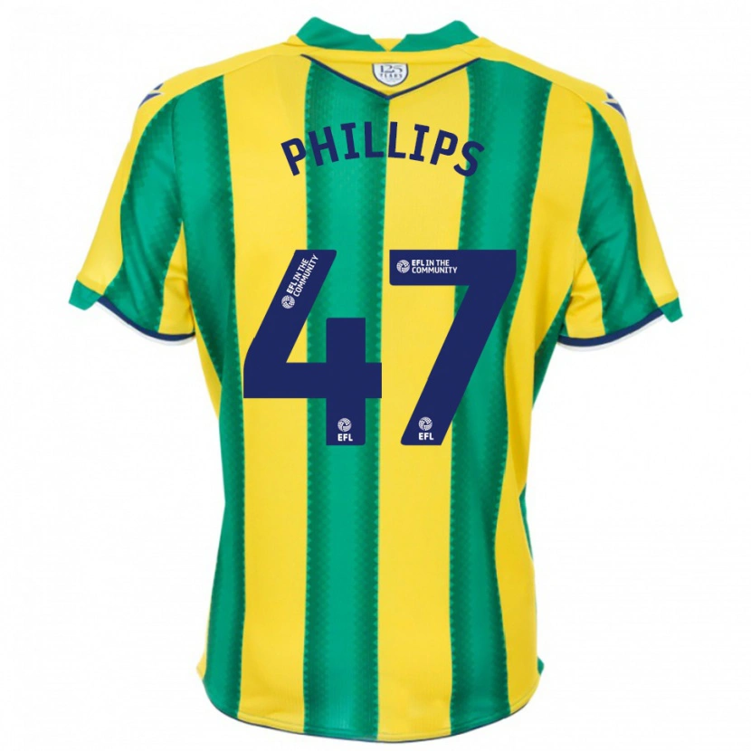 Danxen Damen Nat Phillips #47 Gelb Grün Auswärtstrikot Trikot 2025/26 T-Shirt Österreich