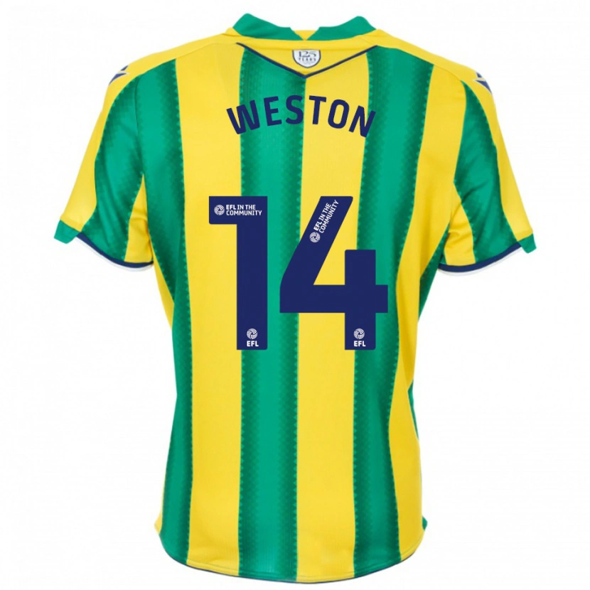 Danxen Damen Steph Weston #14 Gelb Grün Auswärtstrikot Trikot 2025/26 T-Shirt Österreich