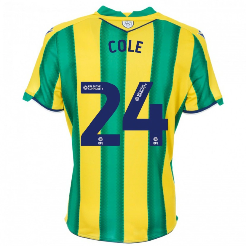 Danxen Damen Delphi Cole #24 Gelb Grün Auswärtstrikot Trikot 2025/26 T-Shirt Österreich