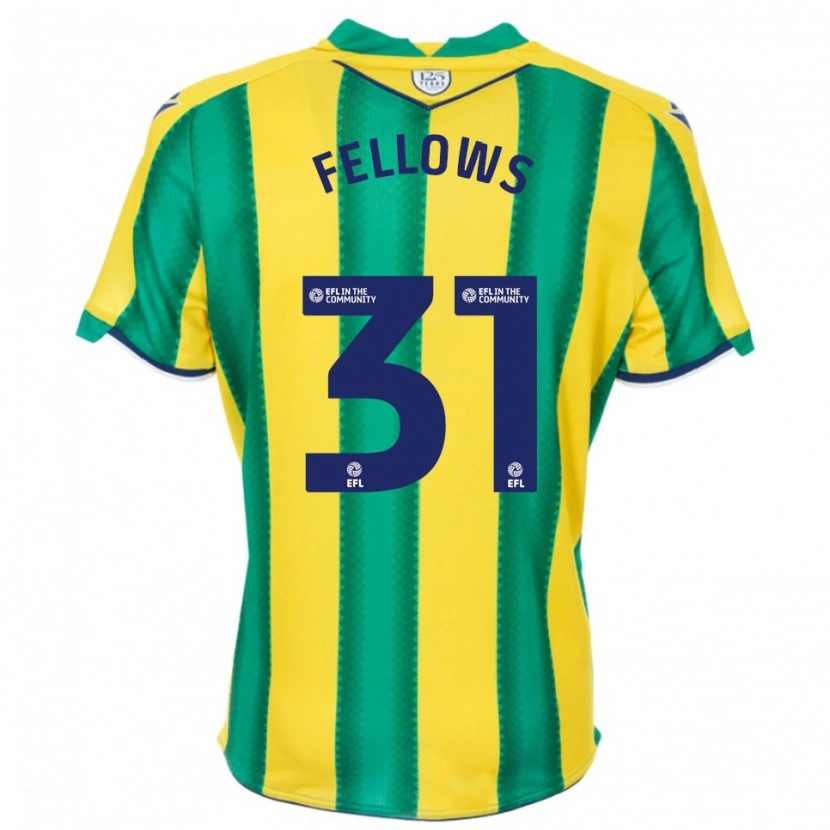Danxen Damen Tom Fellows #31 Gelb Grün Auswärtstrikot Trikot 2025/26 T-Shirt Österreich