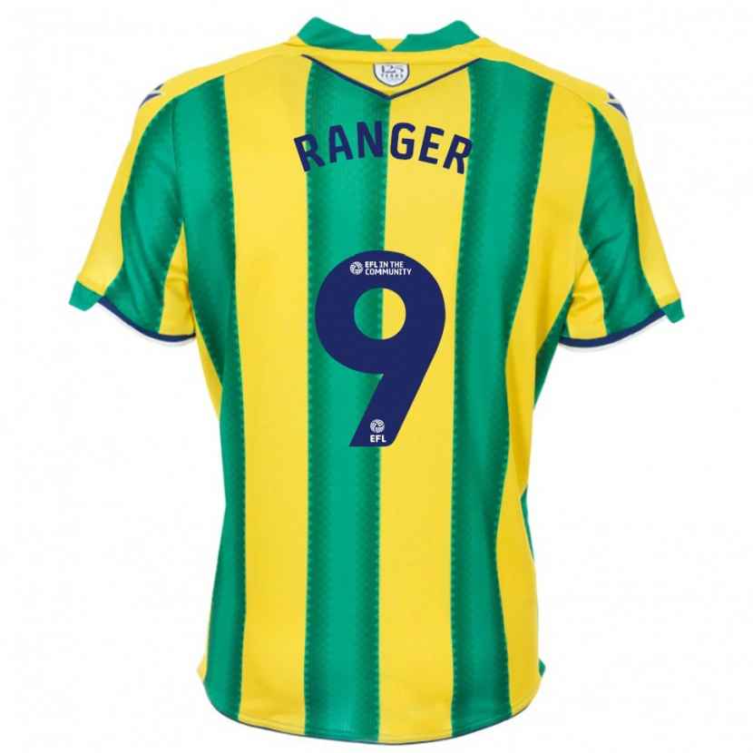 Danxen Damen Donte Ranger #9 Gelb Grün Auswärtstrikot Trikot 2025/26 T-Shirt Österreich