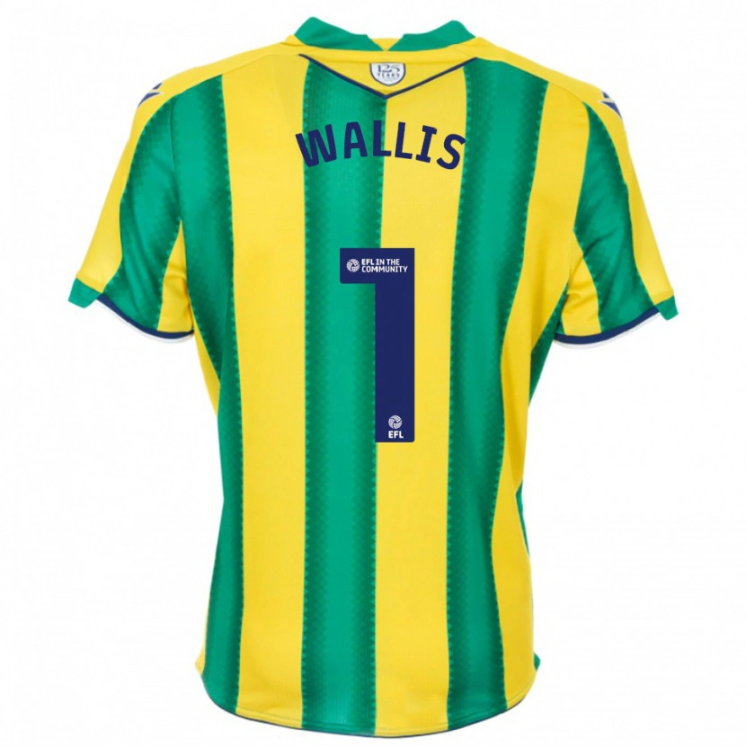 Danxen Damen Joe Wallis #1 Gelb Grün Auswärtstrikot Trikot 2025/26 T-Shirt Österreich