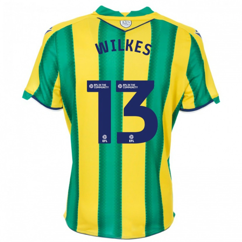 Danxen Damen Liam Wilkes #13 Gelb Grün Auswärtstrikot Trikot 2025/26 T-Shirt Österreich