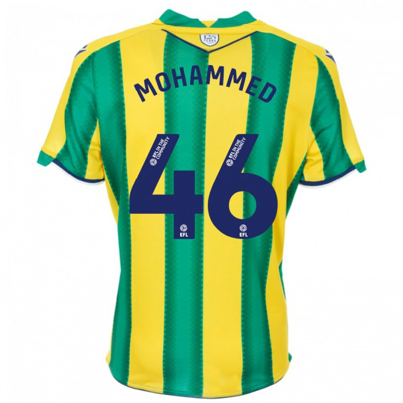 Danxen Damen Jamal Mohammed #46 Gelb Grün Auswärtstrikot Trikot 2025/26 T-Shirt Österreich