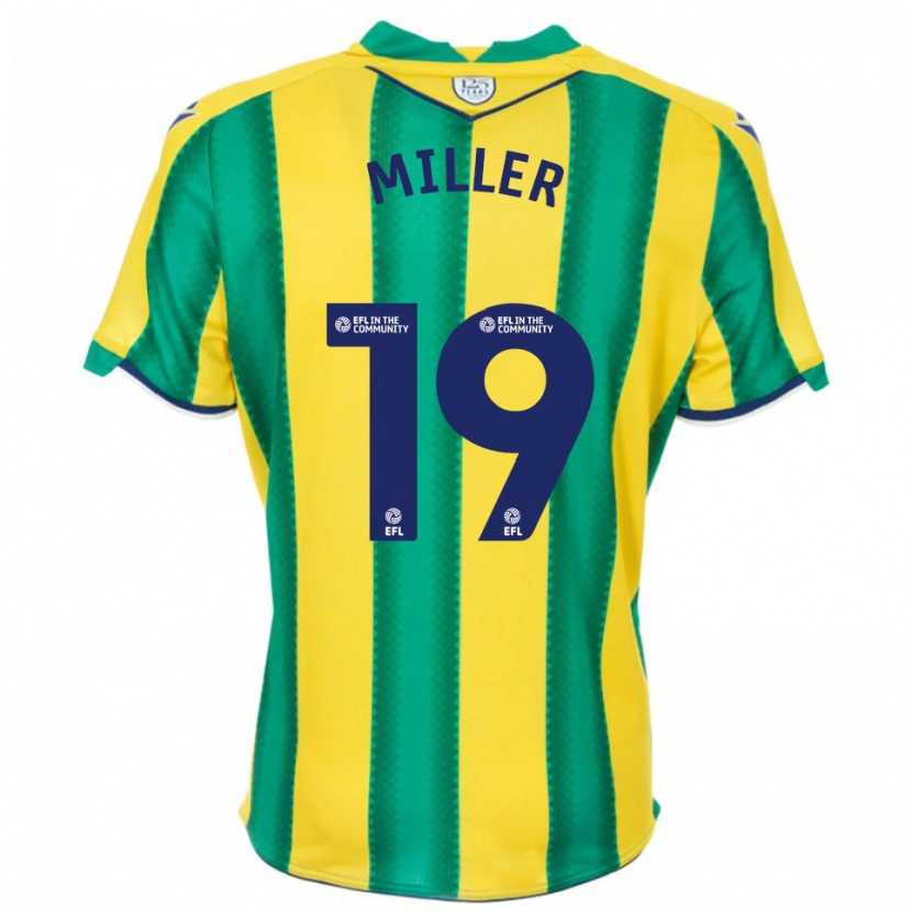 Danxen Damen Ali Miller #19 Gelb Grün Auswärtstrikot Trikot 2025/26 T-Shirt Österreich