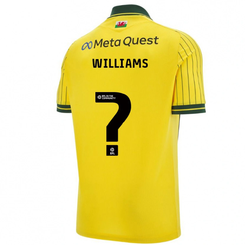 Danxen Damen Sam Williams #0 Gelb Grün Auswärtstrikot Trikot 2025/26 T-Shirt Österreich