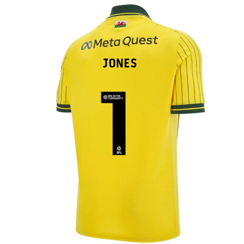 Danxen Damen Elliott Jones #1 Gelb Grün Auswärtstrikot Trikot 2025/26 T-Shirt Österreich