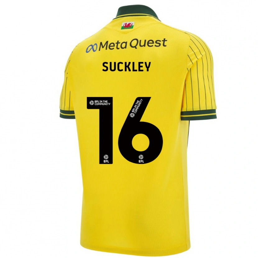 Danxen Damen Ava Suckley #16 Gelb Grün Auswärtstrikot Trikot 2025/26 T-Shirt Österreich