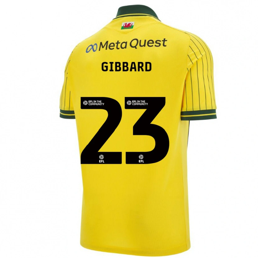 Danxen Damen Mari Gibbard #23 Gelb Grün Auswärtstrikot Trikot 2025/26 T-Shirt Österreich