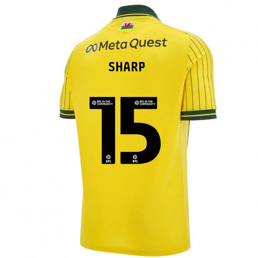 Danxen Damen Katie Sharp #15 Gelb Grün Auswärtstrikot Trikot 2025/26 T-Shirt Österreich
