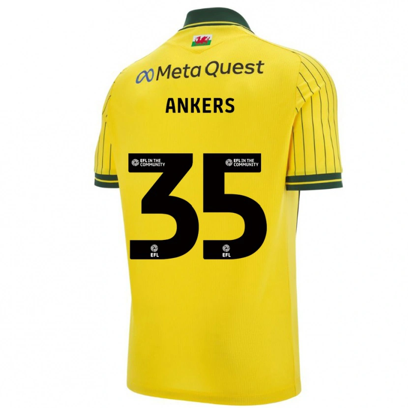 Danxen Damen Chloe Ankers #35 Gelb Grün Auswärtstrikot Trikot 2025/26 T-Shirt Österreich