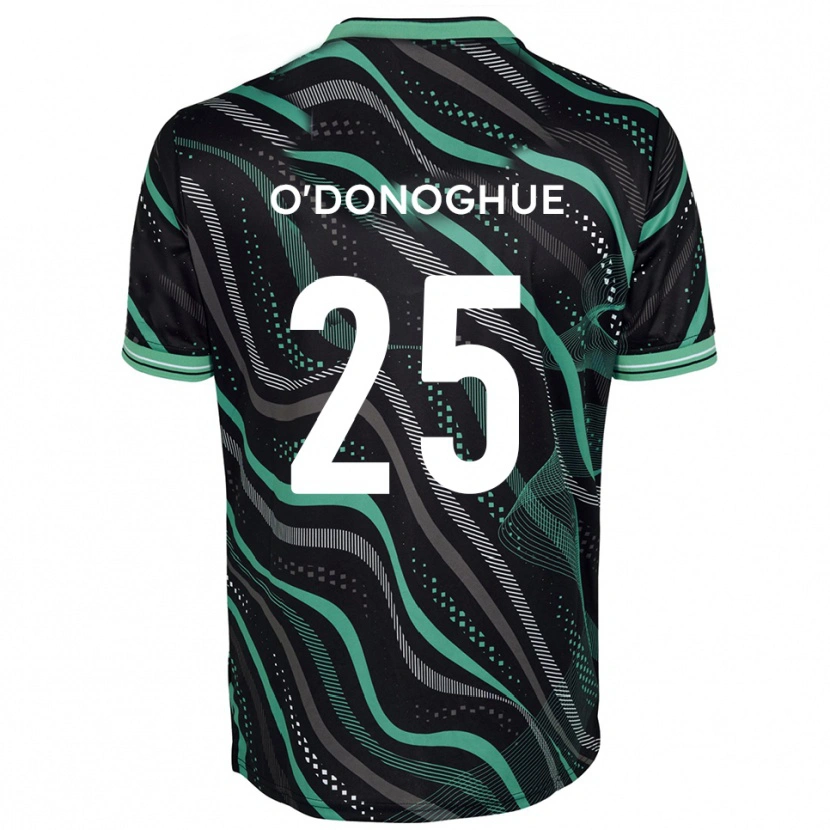 Danxen Damen Freddie O'donoghue #25 Schwarz Grün Auswärtstrikot Trikot 2025/26 T-Shirt Österreich
