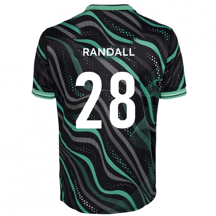 Danxen Damen Thomas Randall #28 Schwarz Grün Auswärtstrikot Trikot 2025/26 T-Shirt Österreich