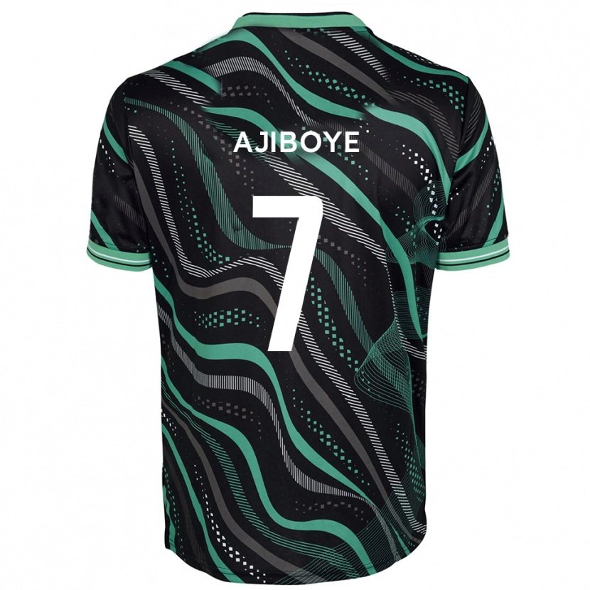 Danxen Damen David Ajiboye #7 Schwarz Grün Auswärtstrikot Trikot 2025/26 T-Shirt Österreich