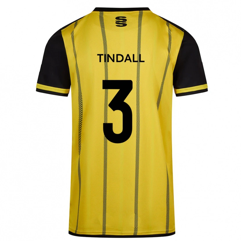 Danxen Damen Millie Tindall #3 Gelb Schwarz Auswärtstrikot Trikot 2025/26 T-Shirt Österreich