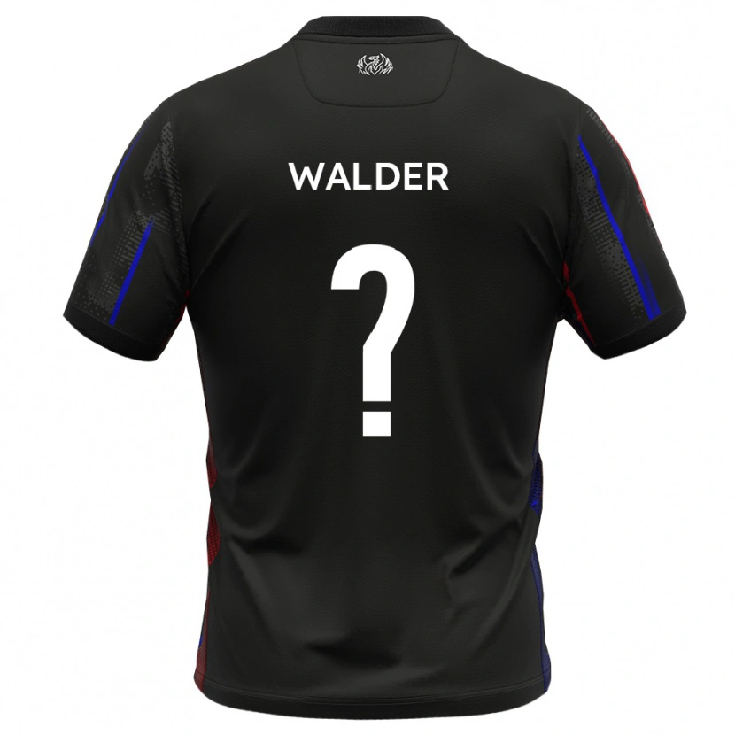 Danxen Damen Alex Walder #0 Schwarz Rot Auswärtstrikot Trikot 2025/26 T-Shirt Österreich