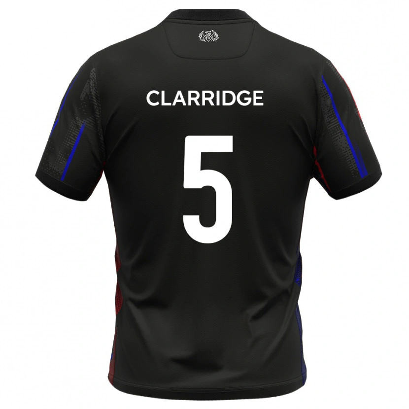 Danxen Damen James Clarridge #5 Schwarz Rot Auswärtstrikot Trikot 2025/26 T-Shirt Österreich