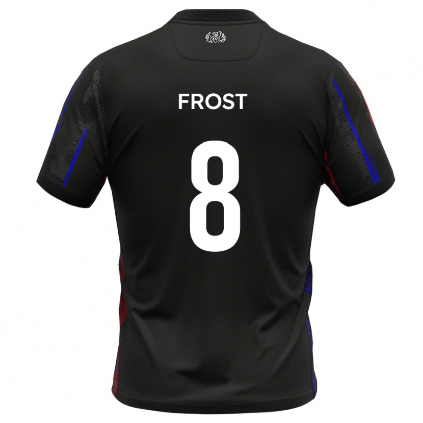 Danxen Damen Tyler Frost #8 Schwarz Rot Auswärtstrikot Trikot 2025/26 T-Shirt Österreich