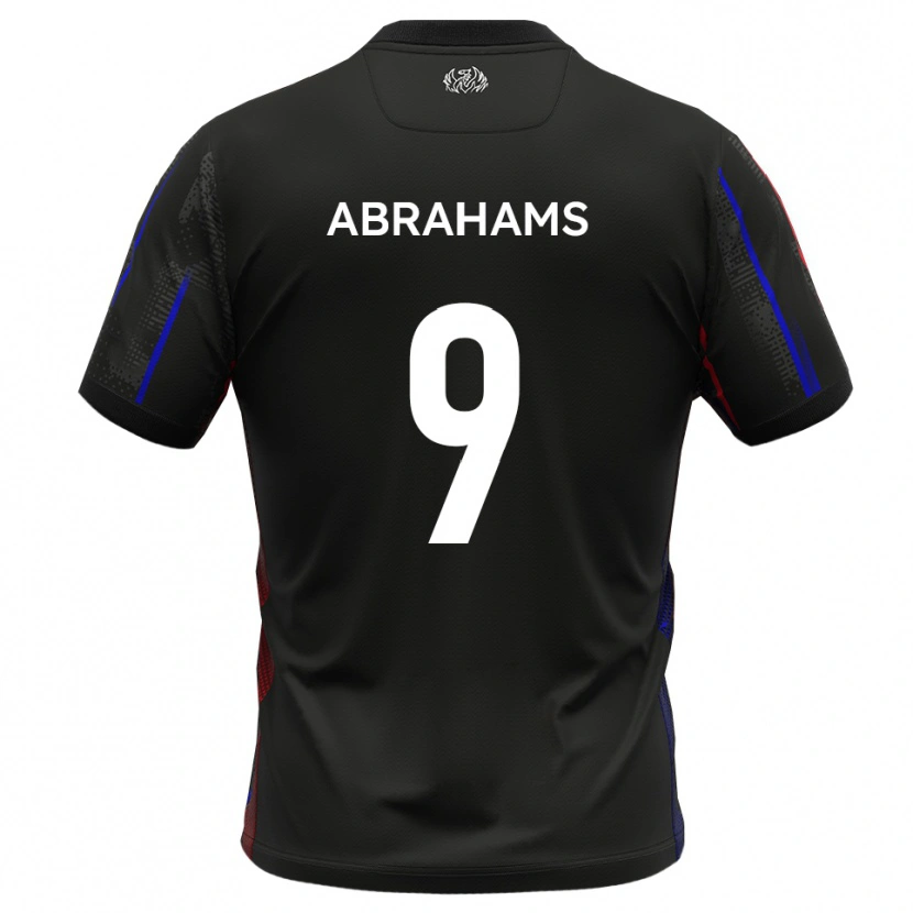 Danxen Damen Tristan Abrahams #9 Schwarz Rot Auswärtstrikot Trikot 2025/26 T-Shirt Österreich