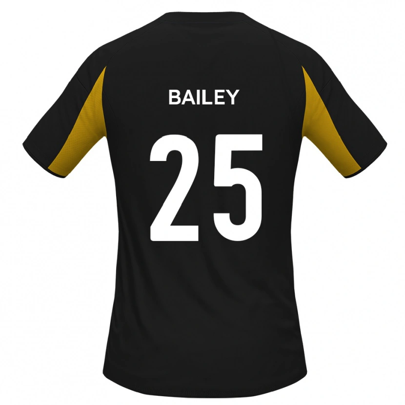 Danxen Damen Joel Bailey #25 Schwarz Gelb Auswärtstrikot Trikot 2025/26 T-Shirt Österreich