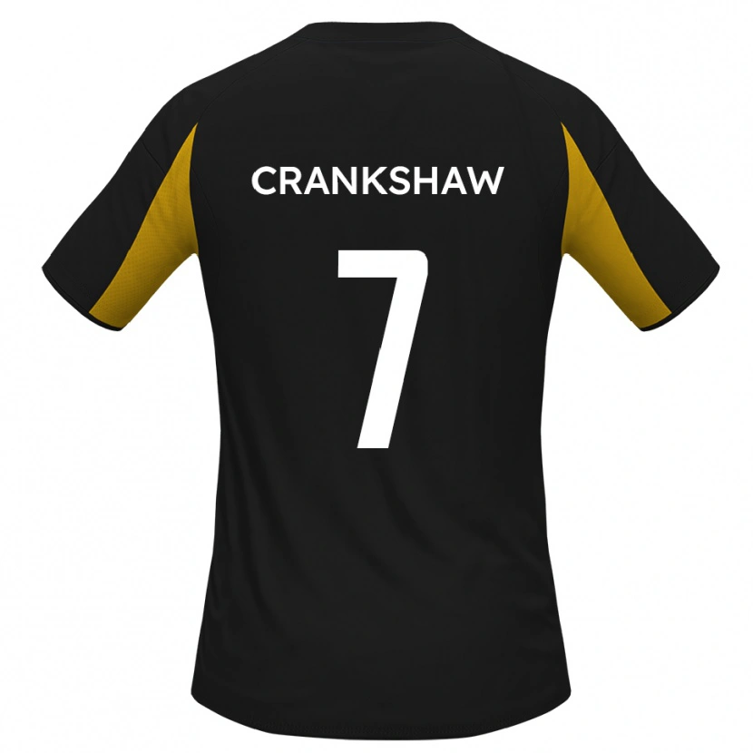 Danxen Damen Ollie Crankshaw #7 Schwarz Gelb Auswärtstrikot Trikot 2025/26 T-Shirt Österreich