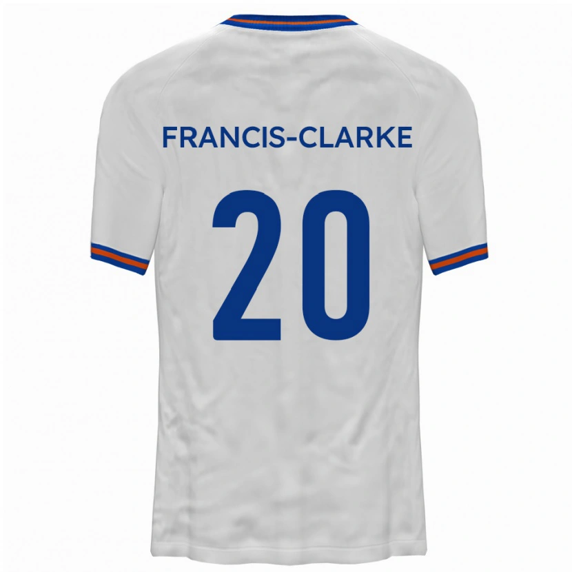 Danxen Damen Aidan Francis-Clarke #20 Weiß Blau Auswärtstrikot Trikot 2025/26 T-Shirt Österreich