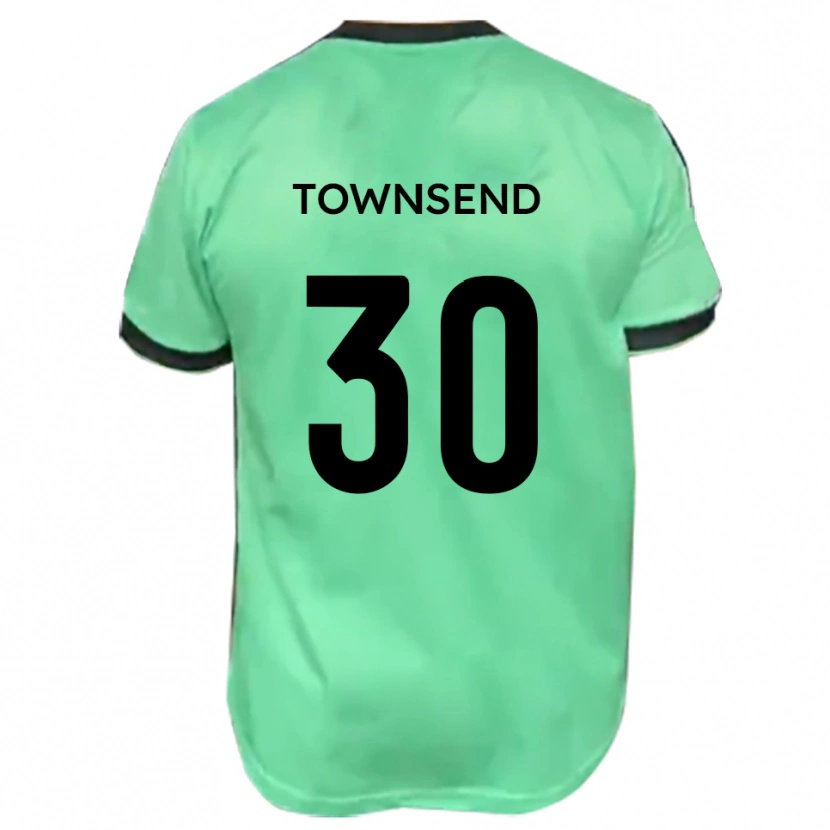 Danxen Damen Nick Townsend #30 Türkis Schwarz Auswärtstrikot Trikot 2025/26 T-Shirt Österreich