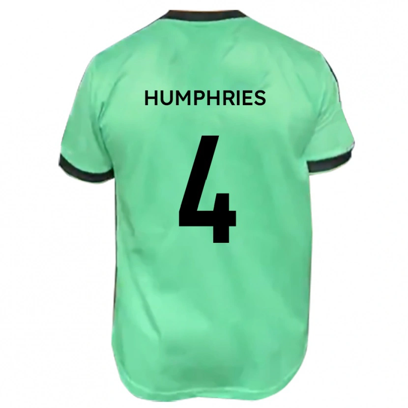 Danxen Damen Lloyd Humphries #4 Türkis Schwarz Auswärtstrikot Trikot 2025/26 T-Shirt Österreich