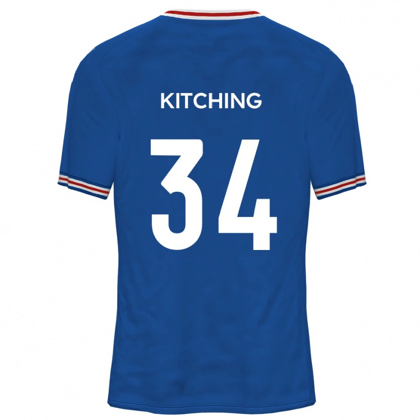 Danxen Damen Mark Kitching #34 Dodger Blau Auswärtstrikot Trikot 2025/26 T-Shirt Österreich