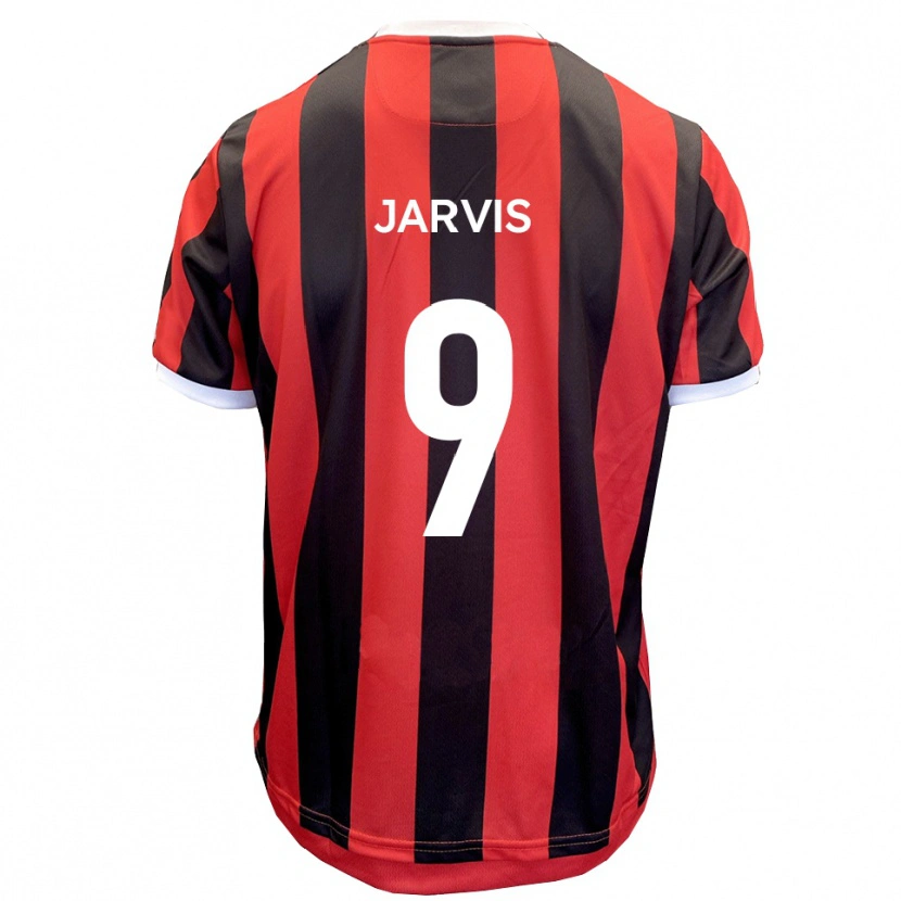 Danxen Damen Aaron Jarvis #9 Rot Schwarz Auswärtstrikot Trikot 2025/26 T-Shirt Österreich