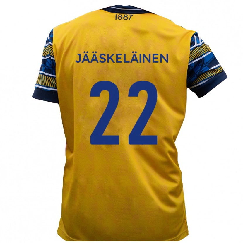 Danxen Damen Will Jääskeläinen #22 Gelb Schwarz Auswärtstrikot Trikot 2025/26 T-Shirt Österreich